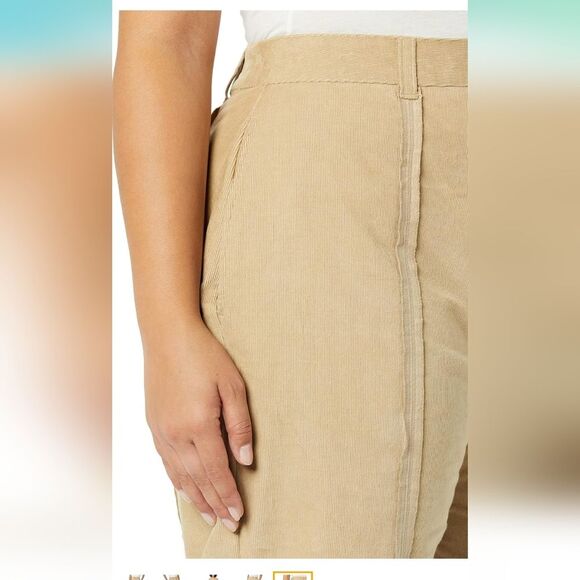 Making the Cut Women's Standard Deconstructed Wide Leg Pants LG - Picture 6 of 7